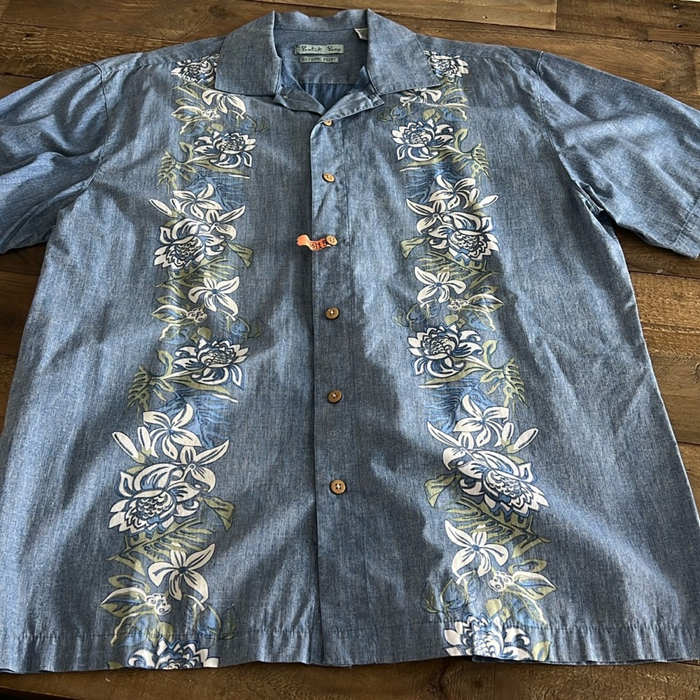 BATCK BAY Hawaiian Short Sleeve SHIRT Men’s XL Floral Print